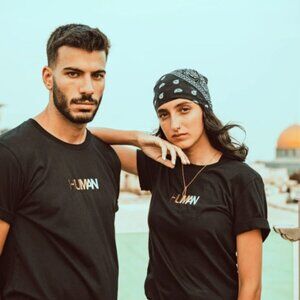 Wear The Peace Unisex Human Embroidered Tee - XL